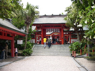 青島の神社。