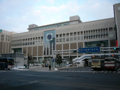 朝の札幌駅。