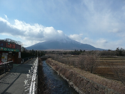 花の都公園からの富士山。