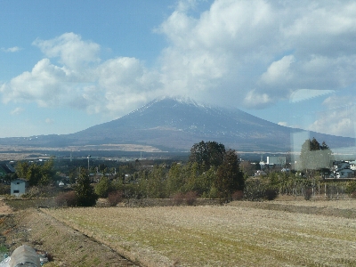 御殿場線からの富士山。